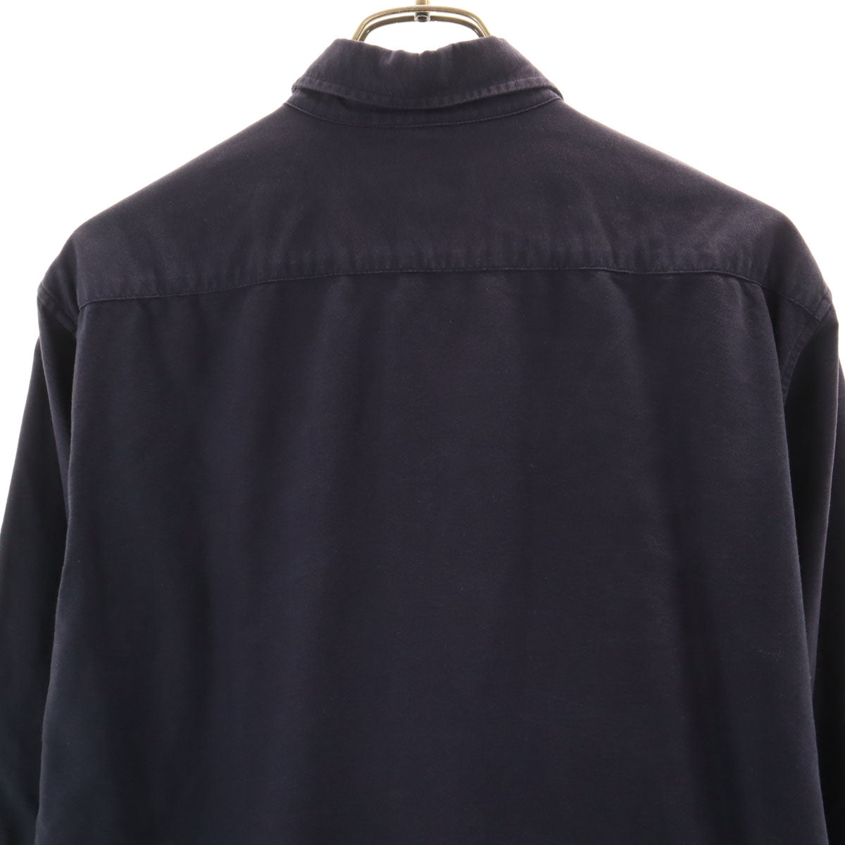 BLACK LABEL CRESTBRIDGE ブラックレーベルクレストブリッジ チェック柄 長袖 コットンシャツ M ネイビー メンズ