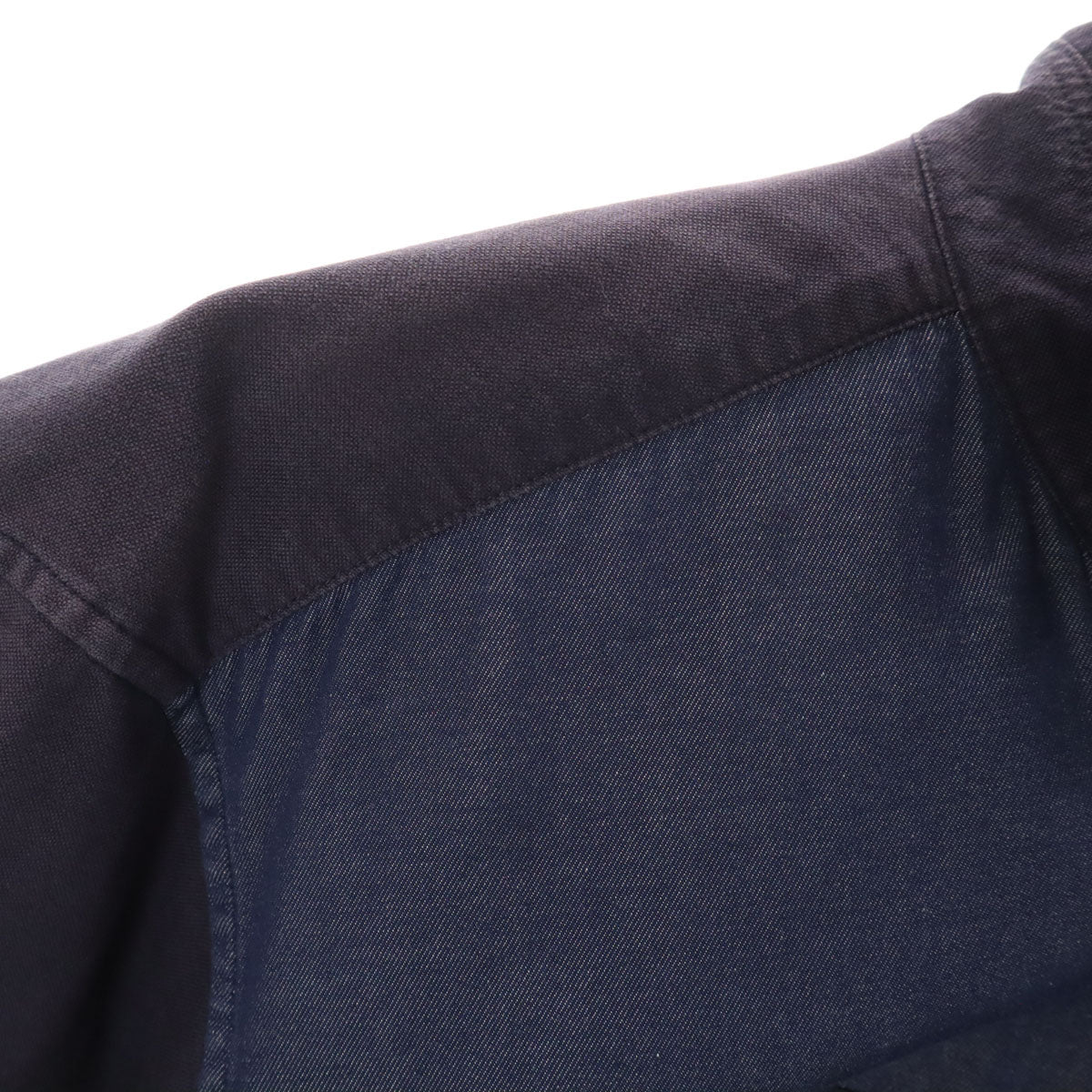 BLACK LABEL CRESTBRIDGE ブラックレーベルクレストブリッジ チェック柄 長袖 コットンシャツ M ネイビー メンズ