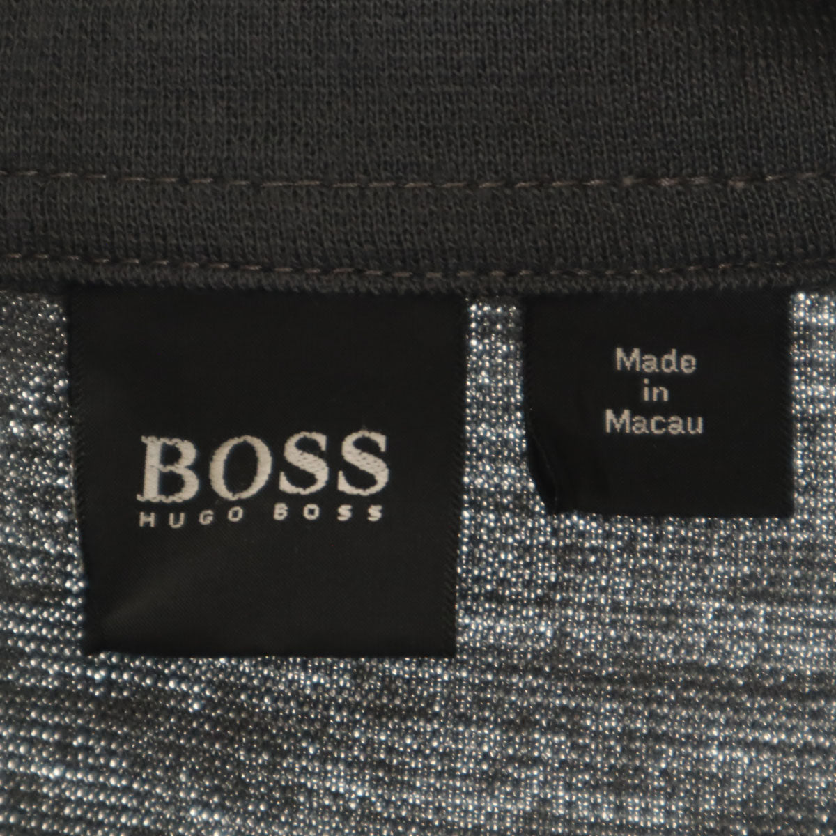 BOSS HUGO BOSS ボスヒューゴボス ジップジャケット S チャコールグレー メンズ