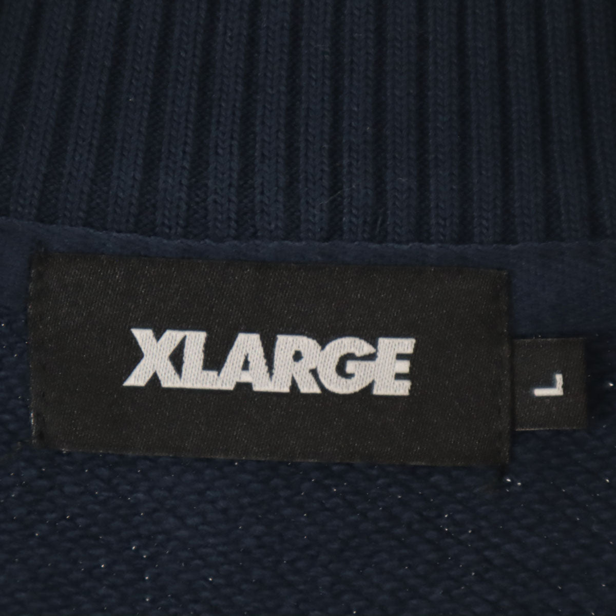 XLARGE エクストララージ スウェット ジップジャケット L ネイビー メンズ