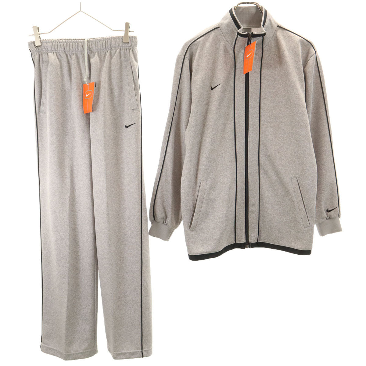 NIKE ナイキ 未使用 トラックジャケット 上下 セットアップ S グレー タグ付き メンズ
