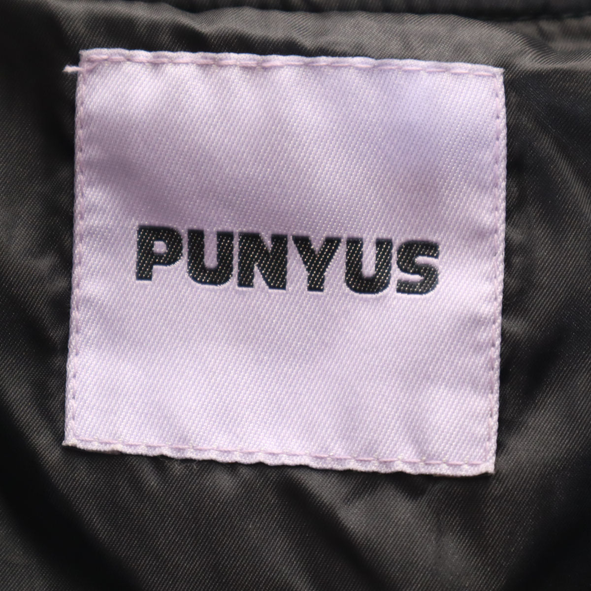 PUNYUS プニュズ バック刺繍 後藤徹也氏デザイン スカジャン 4 ブラック メンズ