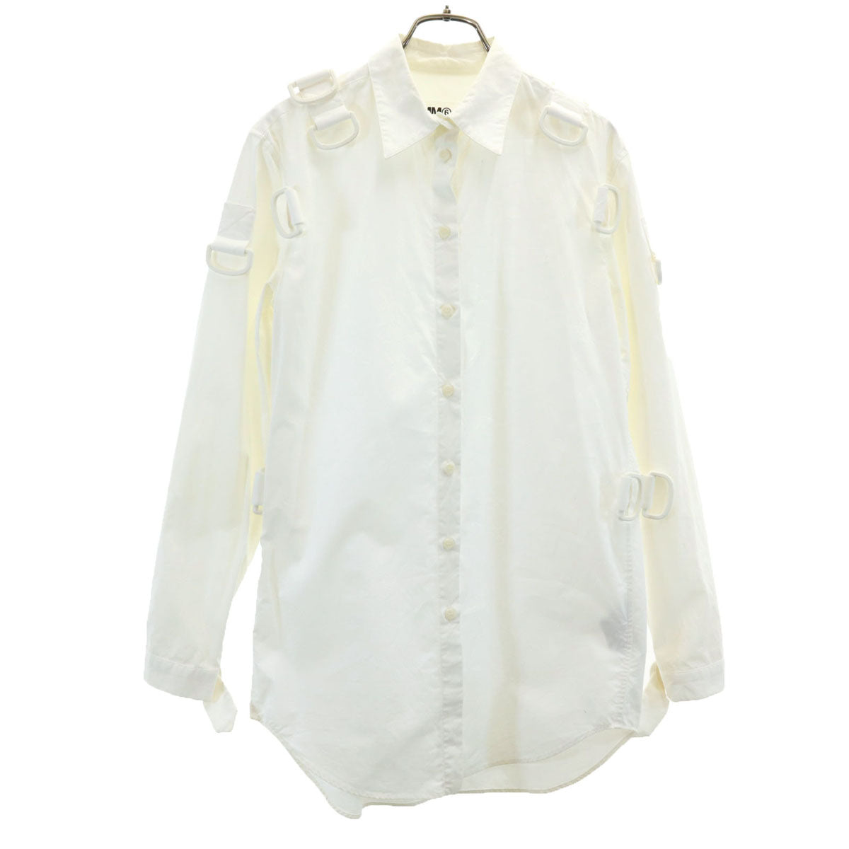 MM6 Maison Margiela エムエムシックス メゾンマルジェラ イタリア製 長袖 シャツ 42 ホワイト レディース