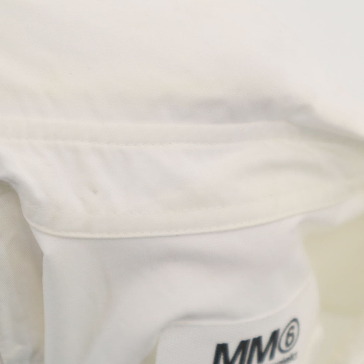 MM6 Maison Margiela エムエムシックス メゾンマルジェラ イタリア製 長袖 シャツ 42 ホワイト レディース