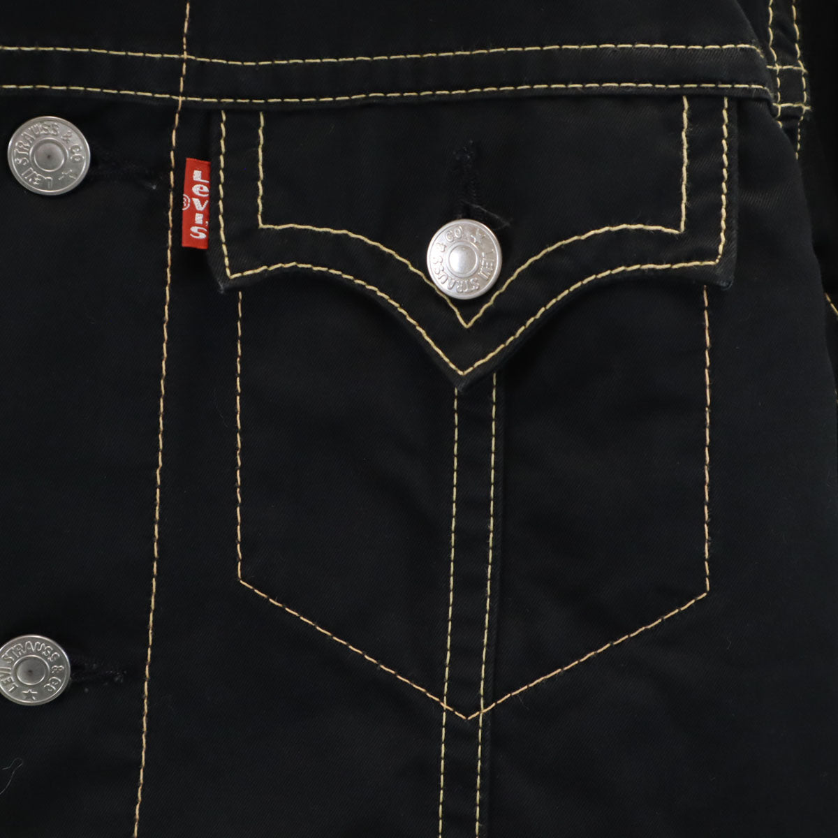 JUNYA WATANABE COMME des GARCONS MAN ジュンヤワタナベコムデギャルソンマン 2002年 Levi's リーバイス コラボ 日本製 トラッカー ジャケット L ブラック メンズ