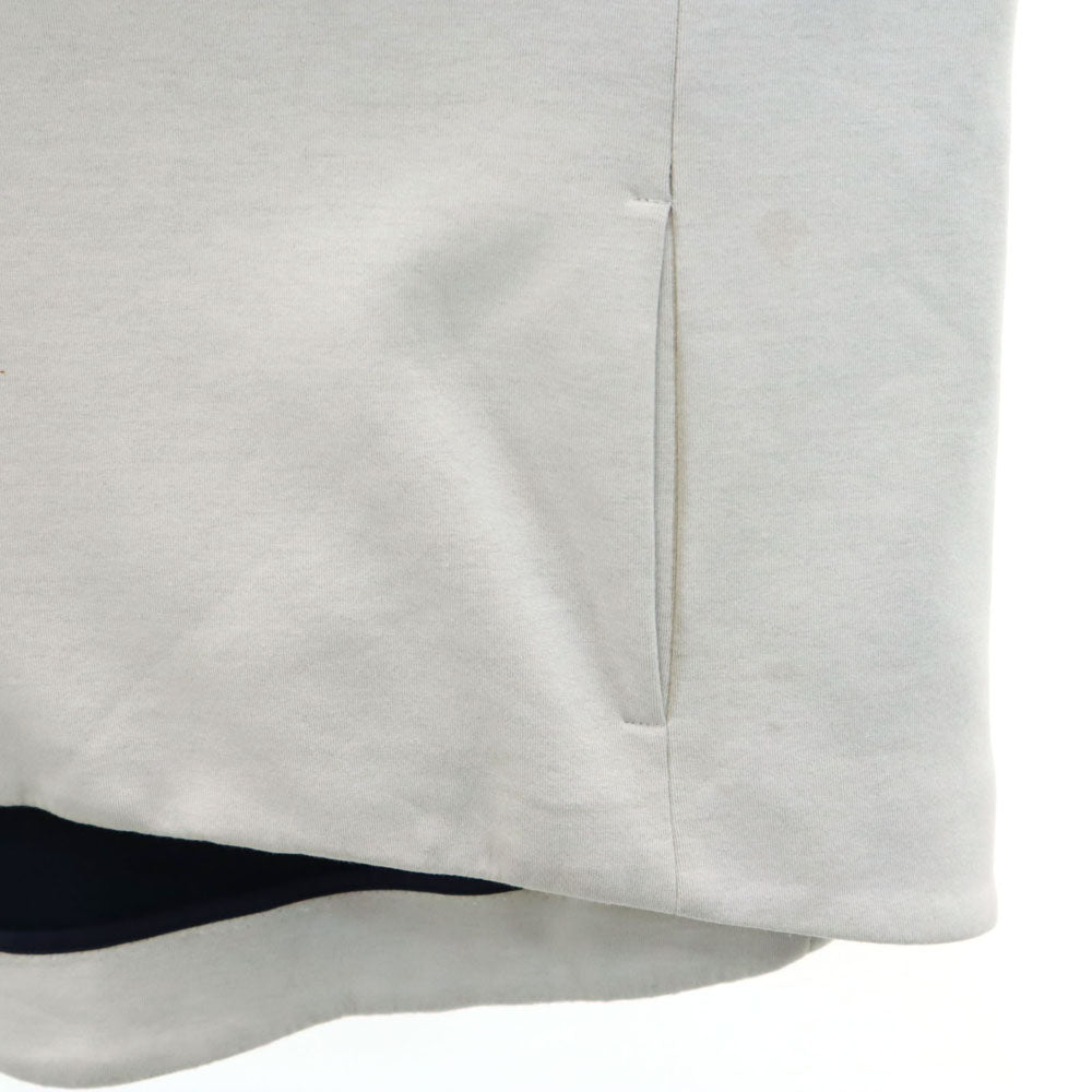 LIVIANA CONTI リビアナコンティ イタリア製 長袖 ジップパーカー M ライトグレー レディース