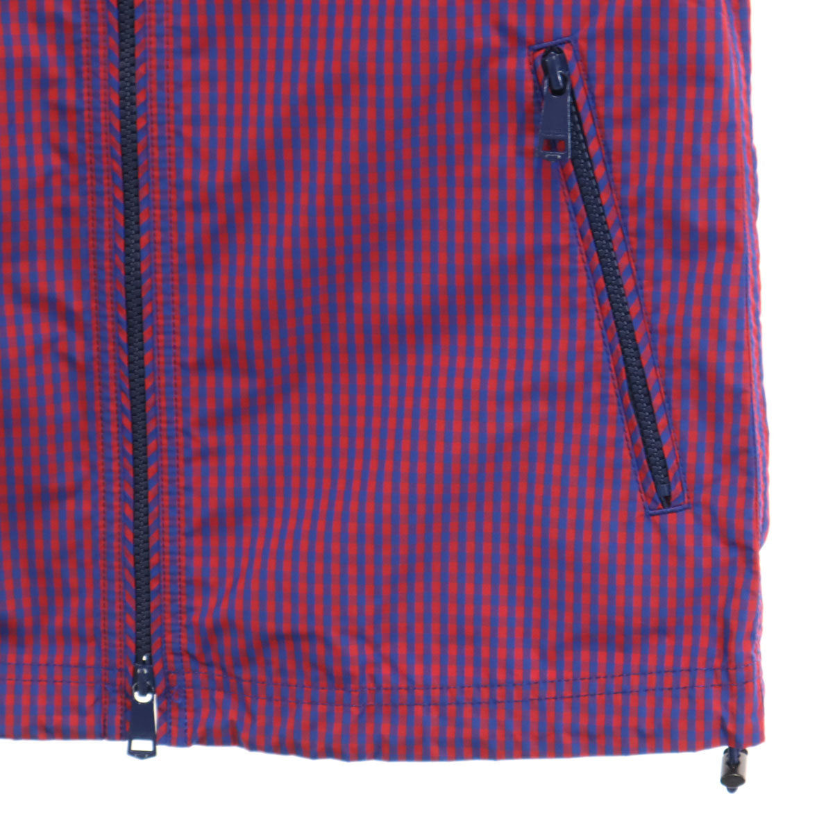 美品 BURBERRY BLACK LABEL バーバリーブラックレーベル チェック柄 ジャケット M レッド 三陽商会 メンズ