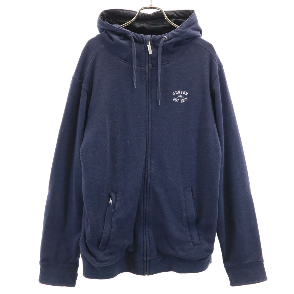 BURTON バートン 長袖 ジップパーカー S ネイビー メンズ