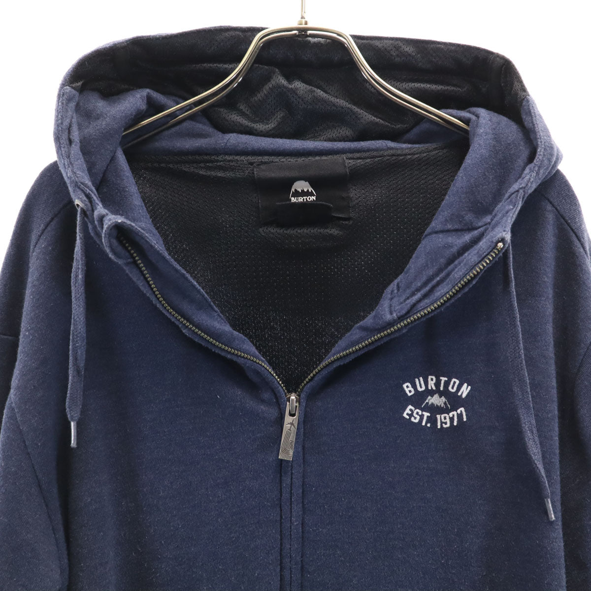 BURTON バートン 長袖 ジップパーカー S ネイビー メンズ