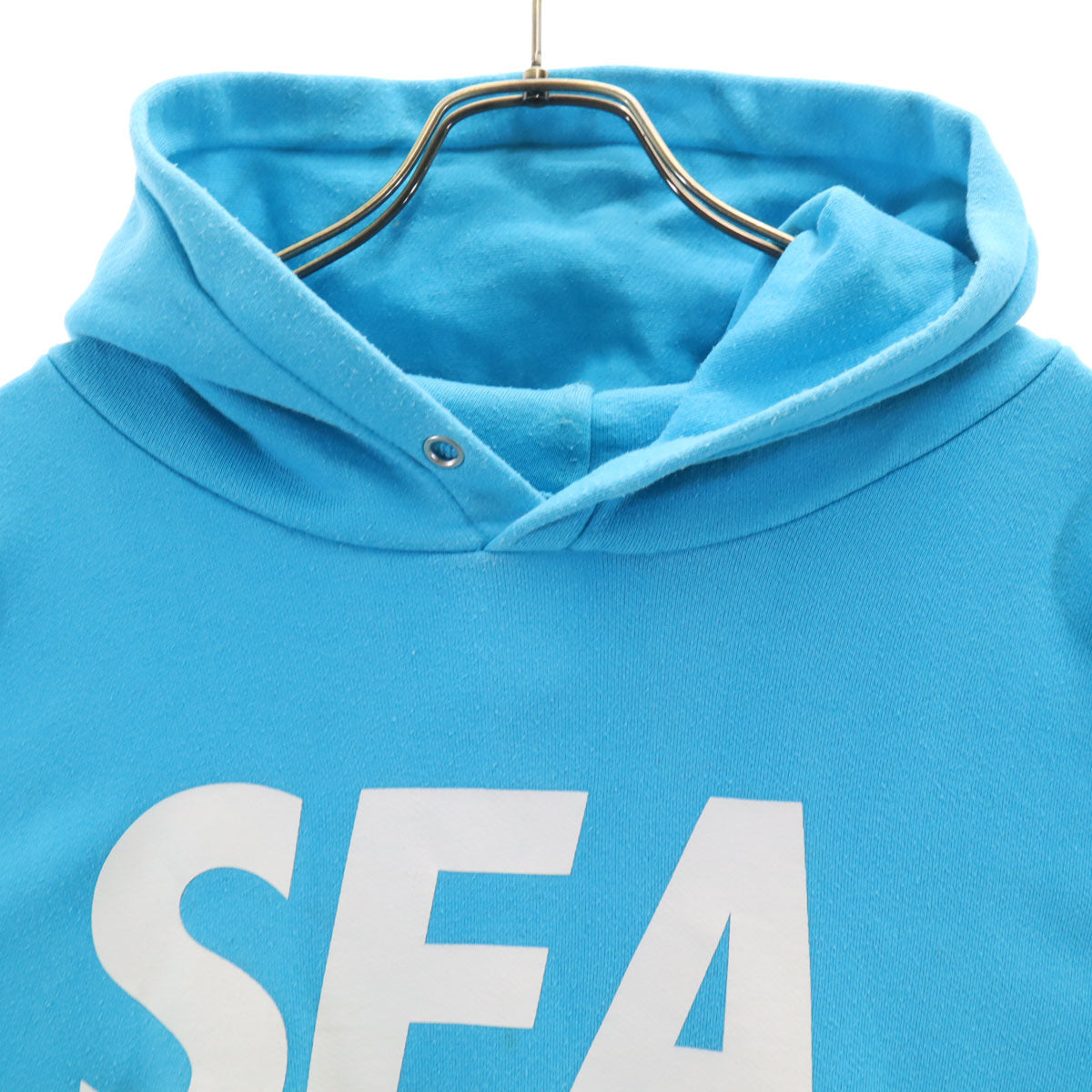 WIND AND SEA ウィンダンシー 長袖 スウェットパーカー XL 水色 メンズ