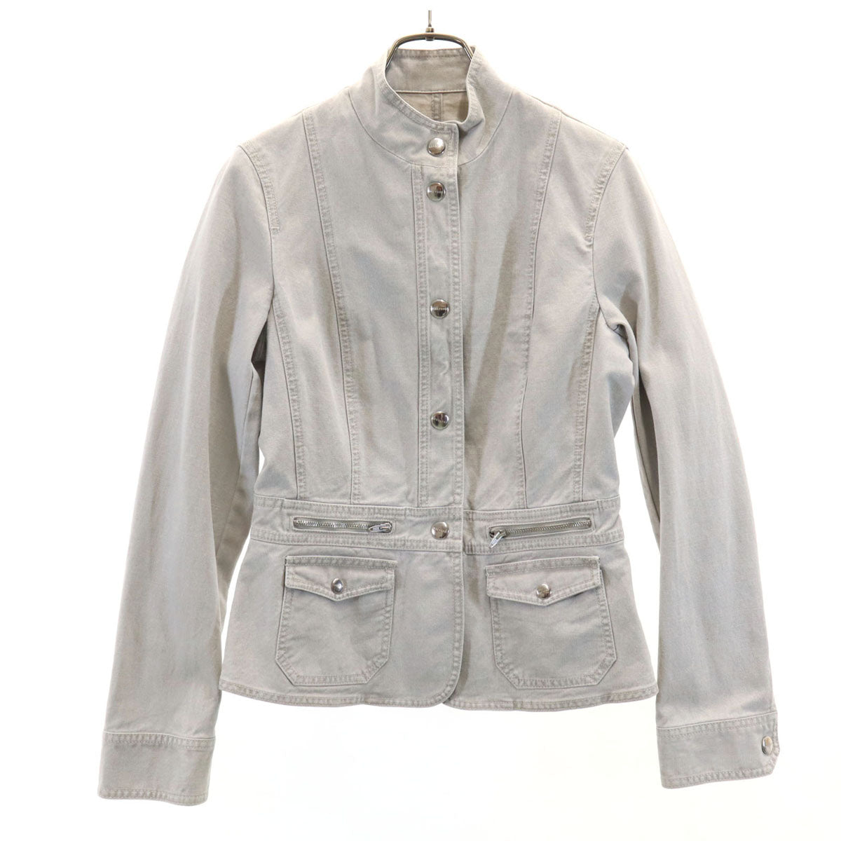 MaxMara WEEKEND LINE マックスマーラ ウィークエンドライン デニムジャケット 38 グレー ジージャン レディース