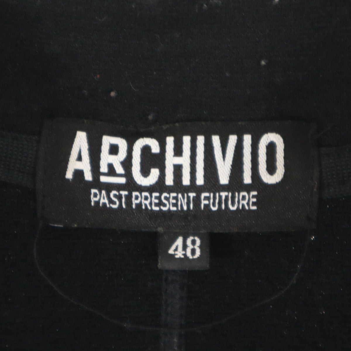 ARCHIVIO アルチビオ 長袖 タートルネック Tシャツ 48 ブラック メンズ