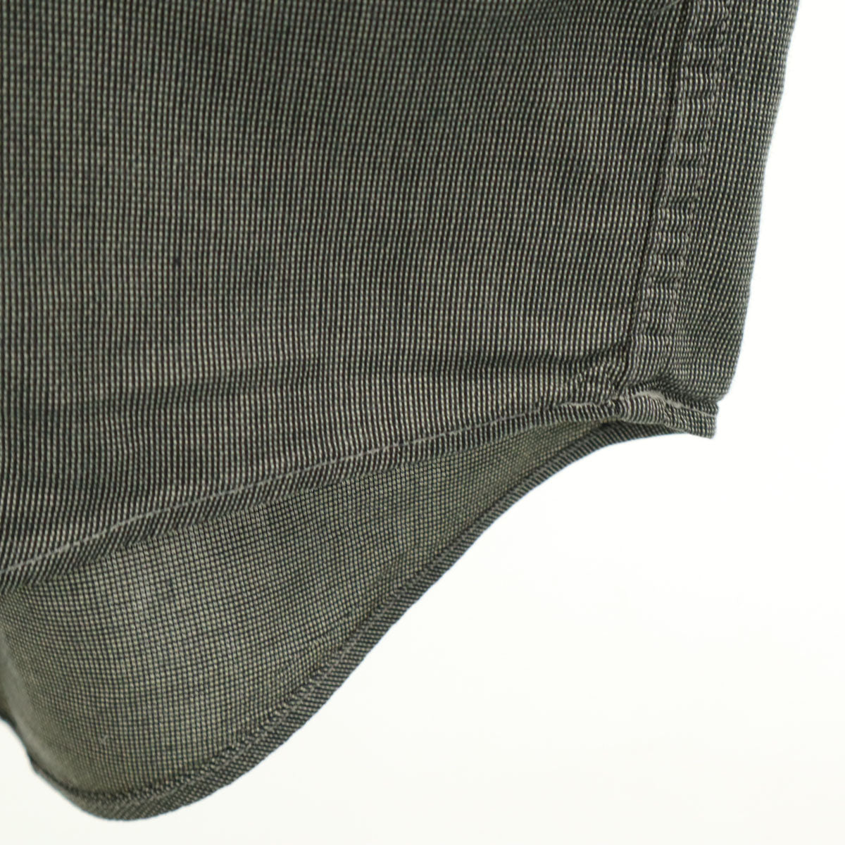 GIVENCHY ジバンシィ 90s 日本製 オールド 長袖 コットンシャツ 48 グレー系 メンズ