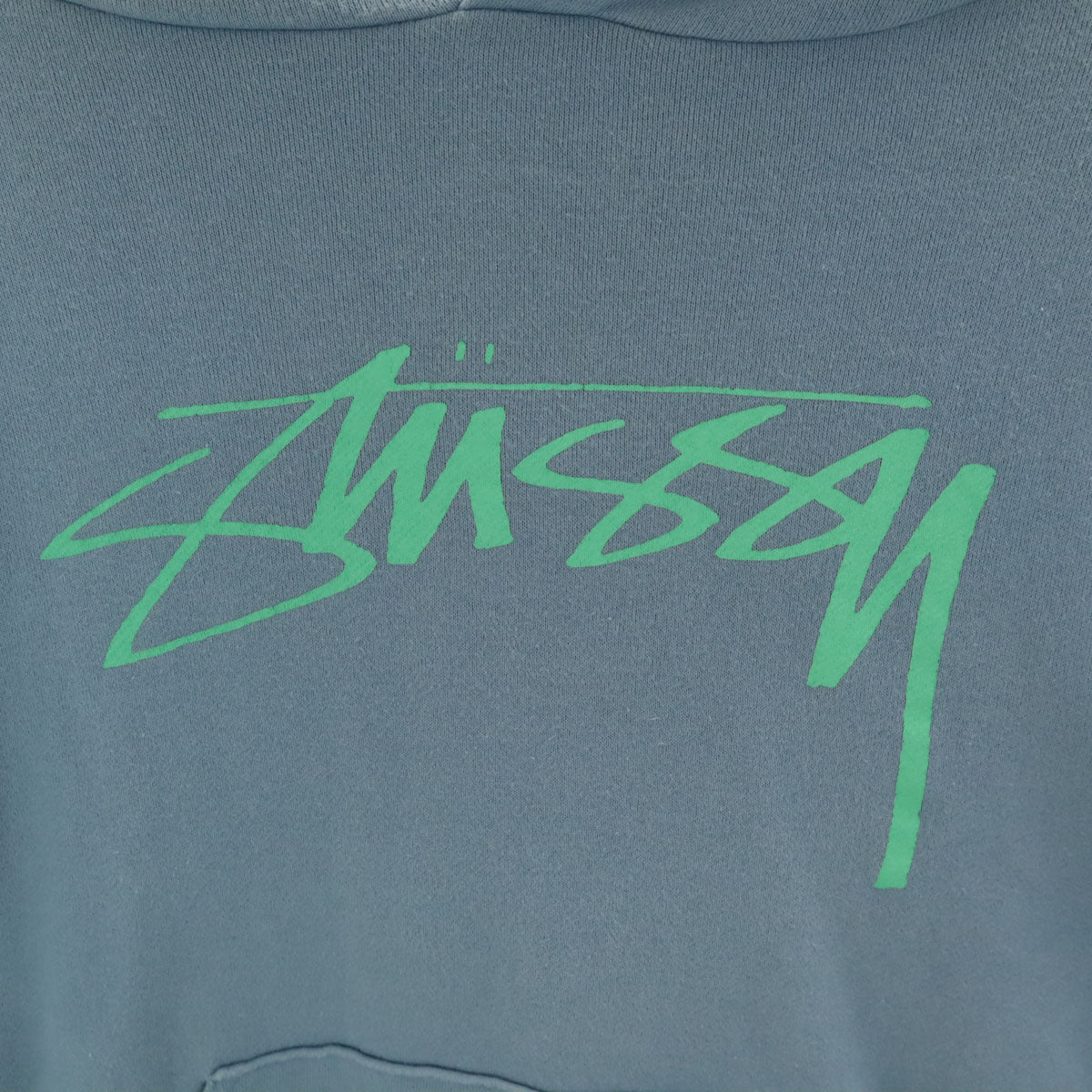 STUSSY ステューシー 長袖 スウェットパーカー M ライトブルー レディース