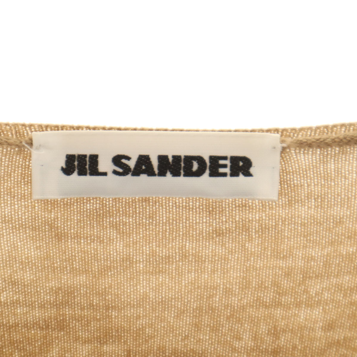 JIL SANDER ジルサンダー 長袖 ニット 40 ベージュ セーター レディース