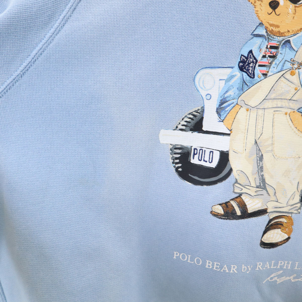 Polo by Ralph Lauren ポロバイラルフローレン ポロベア 半袖 スウェット L ブルー系 キッズ
