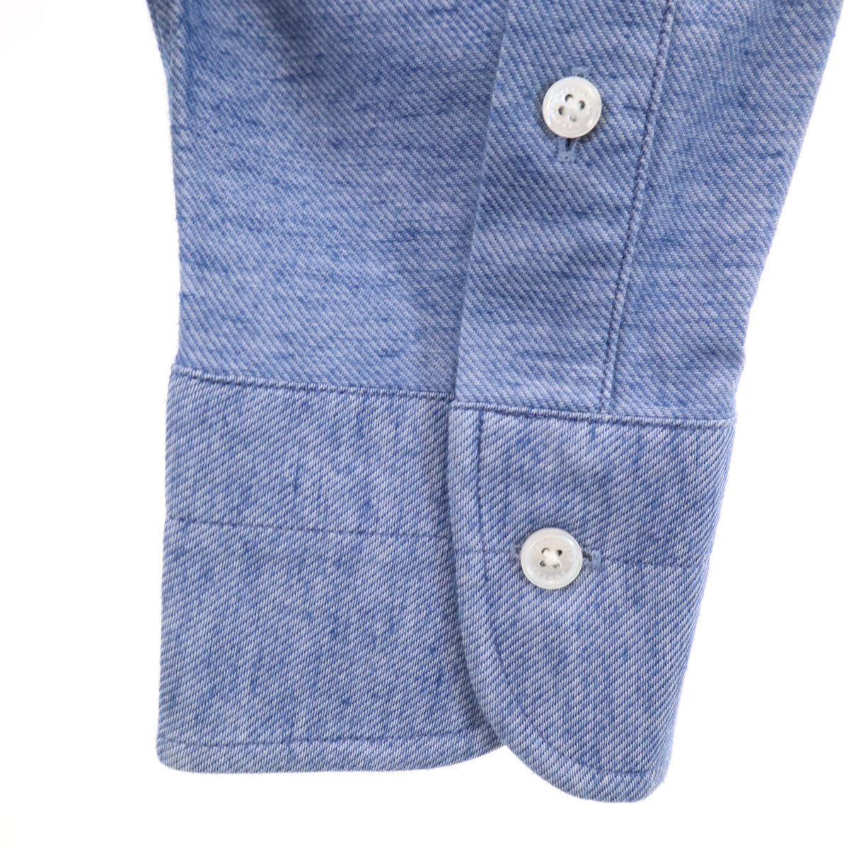MACKINTOSH LONDON マッキントッシュ ロンドン 長袖 ボタンダウンシャツ L ブルー系 メンズ