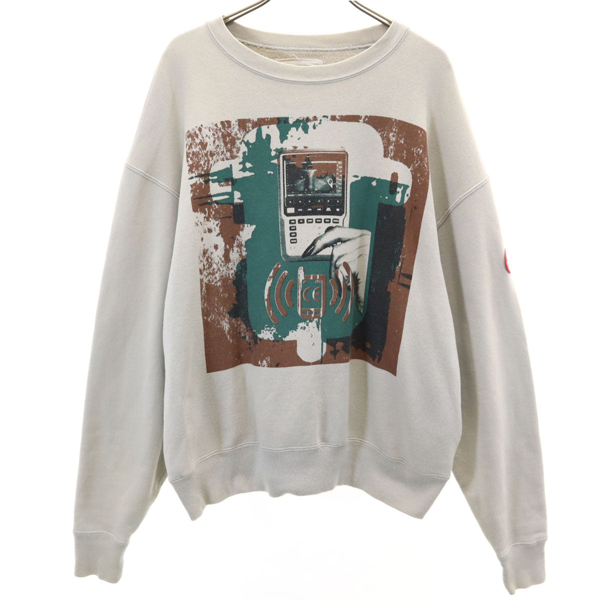 C.E シーイー 日本製 長袖 スウェット トレーナー S グレー CAV EMPT メンズ