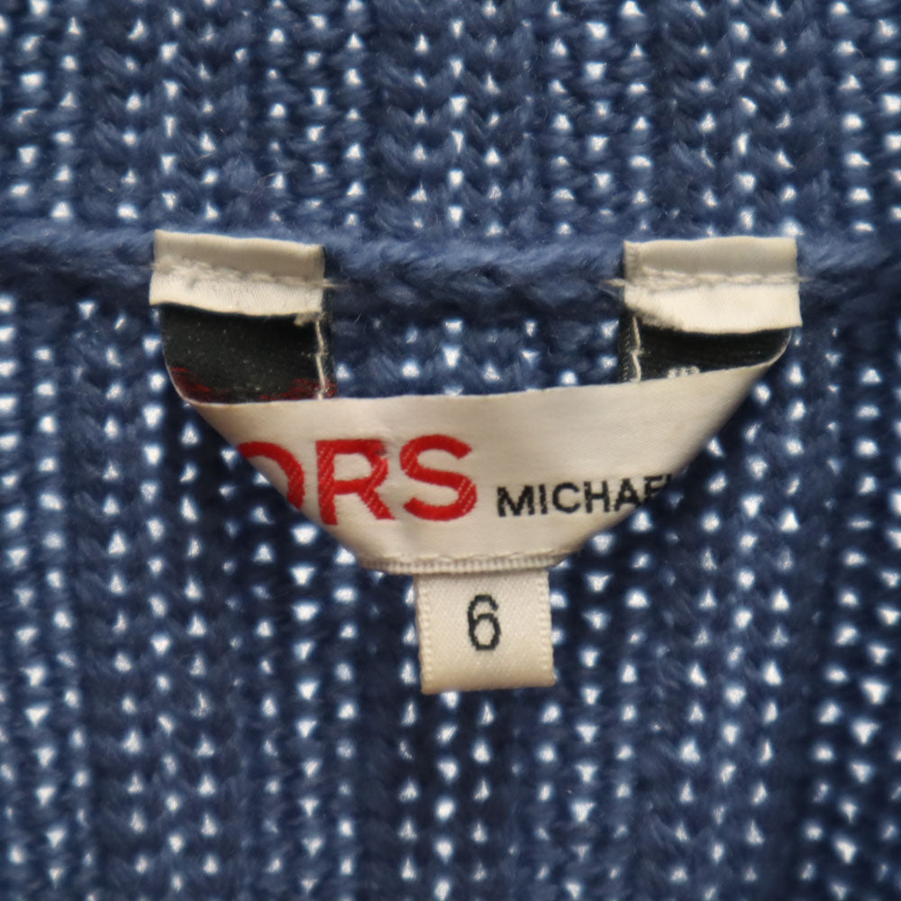 KORS MICHAEL KORS コース マイケルコース 長袖 タートルネック セーター 6 くすみブルー ニット レディース