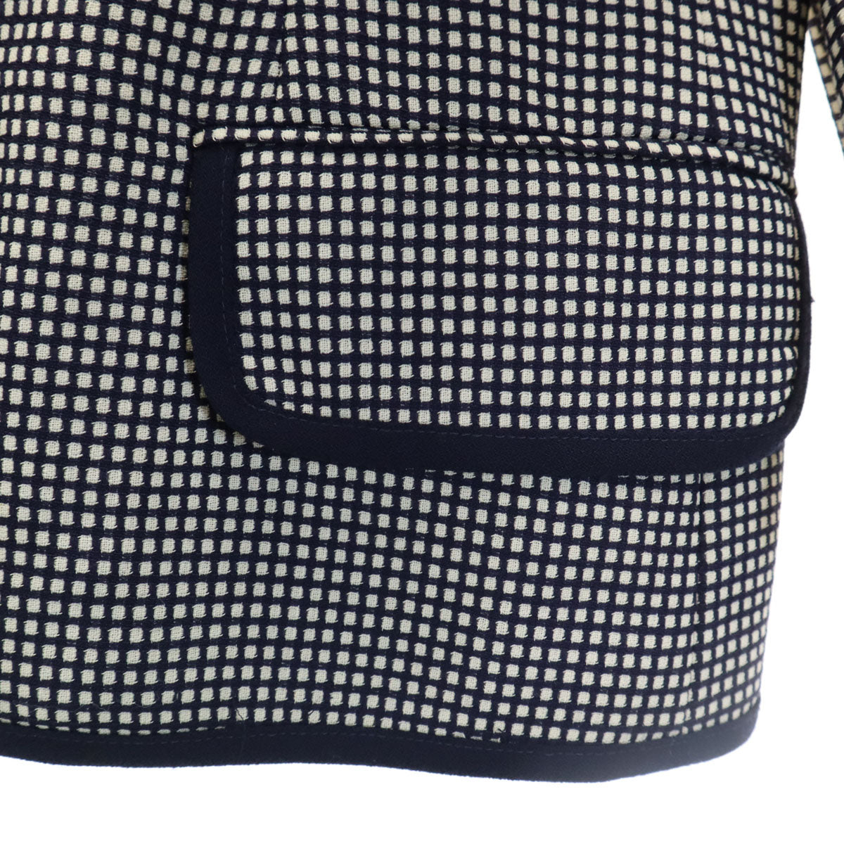 JAEGER イエーガー チェック スカートスーツ 上下 セットアップ USA8/6 ブラック系 レディース