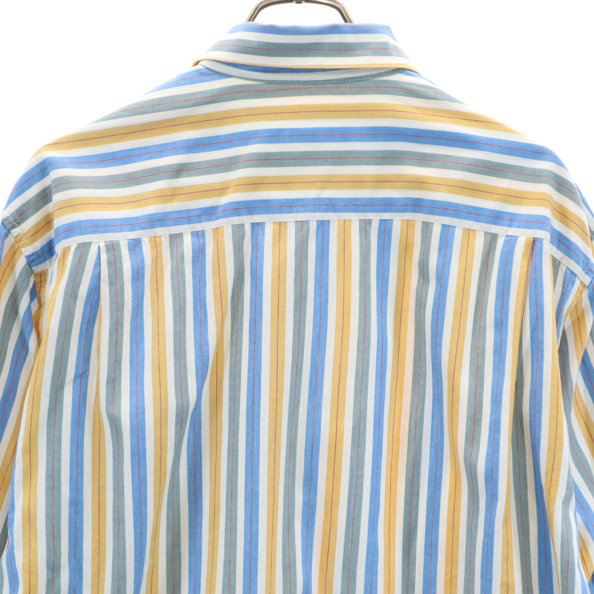 MISSONI SPORT ミッソーニスポーツ イタリア製 ストライプ柄 長袖 コットンシャツ L マルチ メンズ