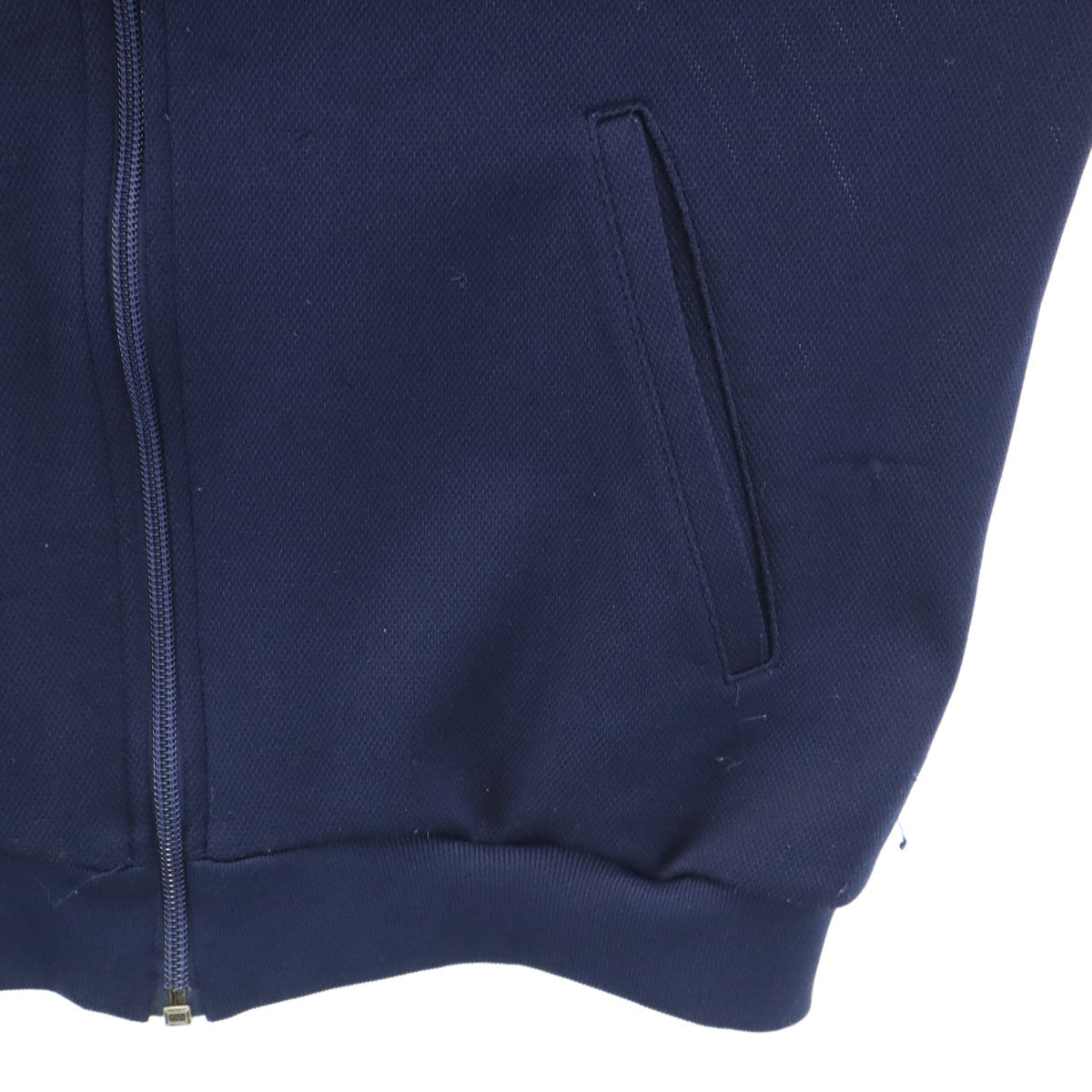 adidas アディダス 80s デサント製 ヴィンテージ トレフォイルロゴ トラックジャケット 160 ネイビー ジャージ キッズ