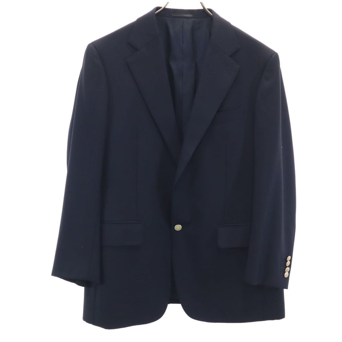 BURBERRY LONDON バーバリーロンドン 日本製 テーラードジャケット BB5 濃紺 三陽商会 ブレザー メンズ