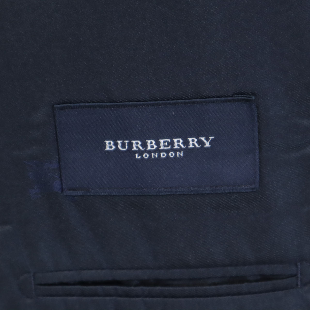 BURBERRY LONDON バーバリーロンドン 日本製 テーラードジャケット BB5 濃紺 三陽商会 ブレザー メンズ