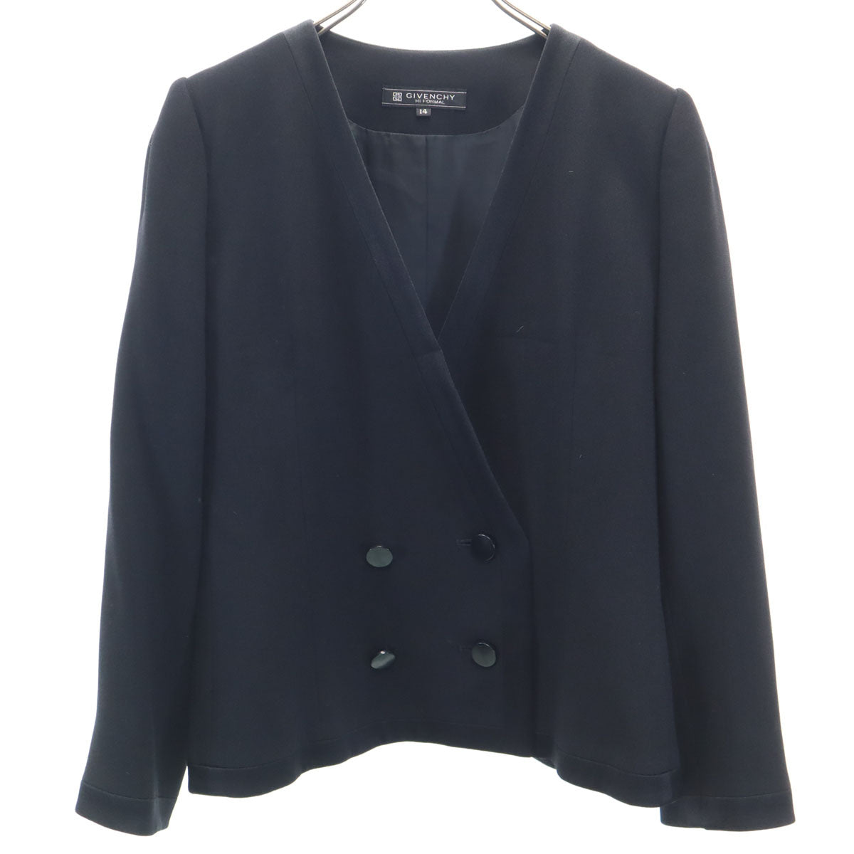 Givenchy ジバンシー 90s オールド ジャケット 14 ブラック レディース