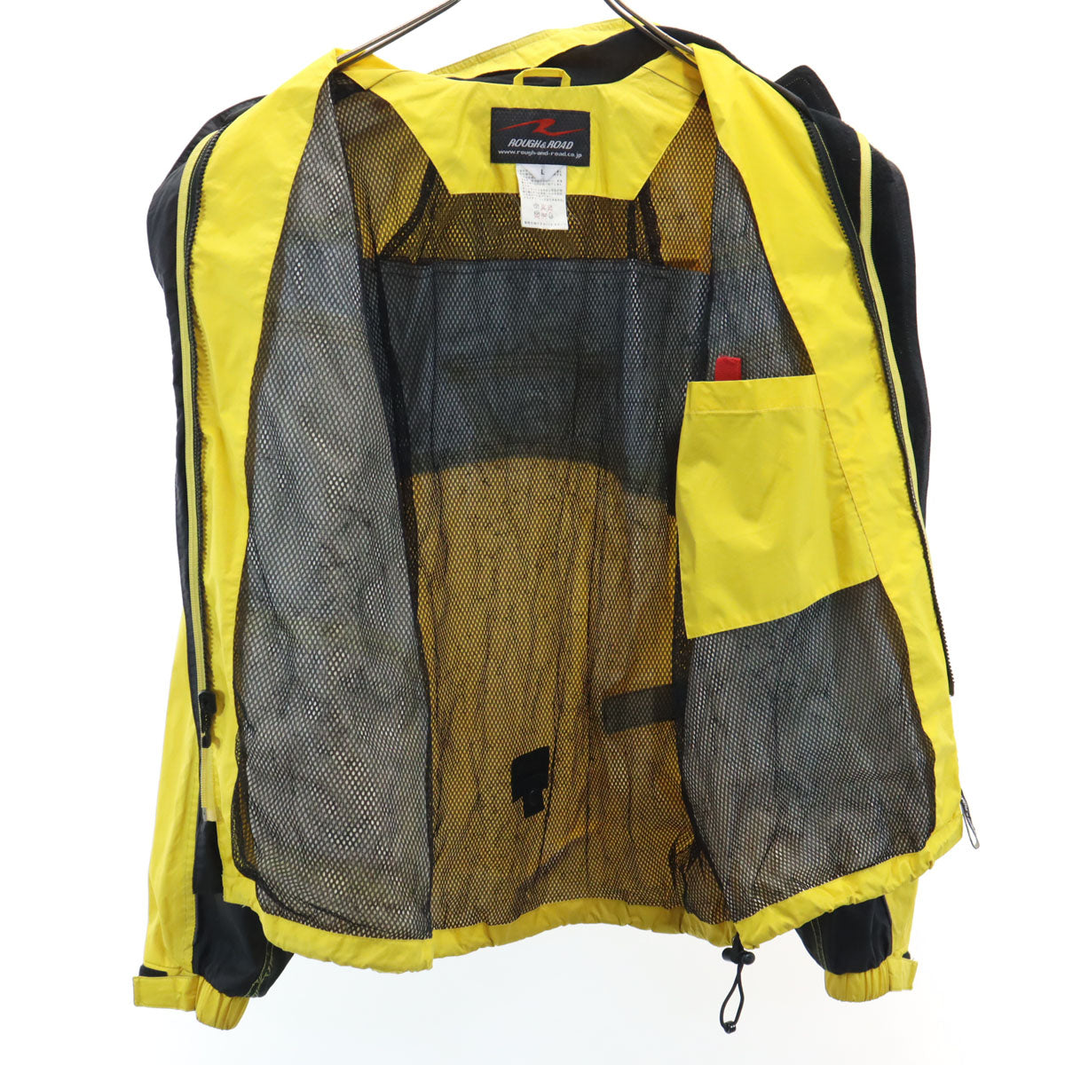 Rough ＆ Road ラフアンドロード ナイロンジャケット L イエロー スポーツ メンズ
