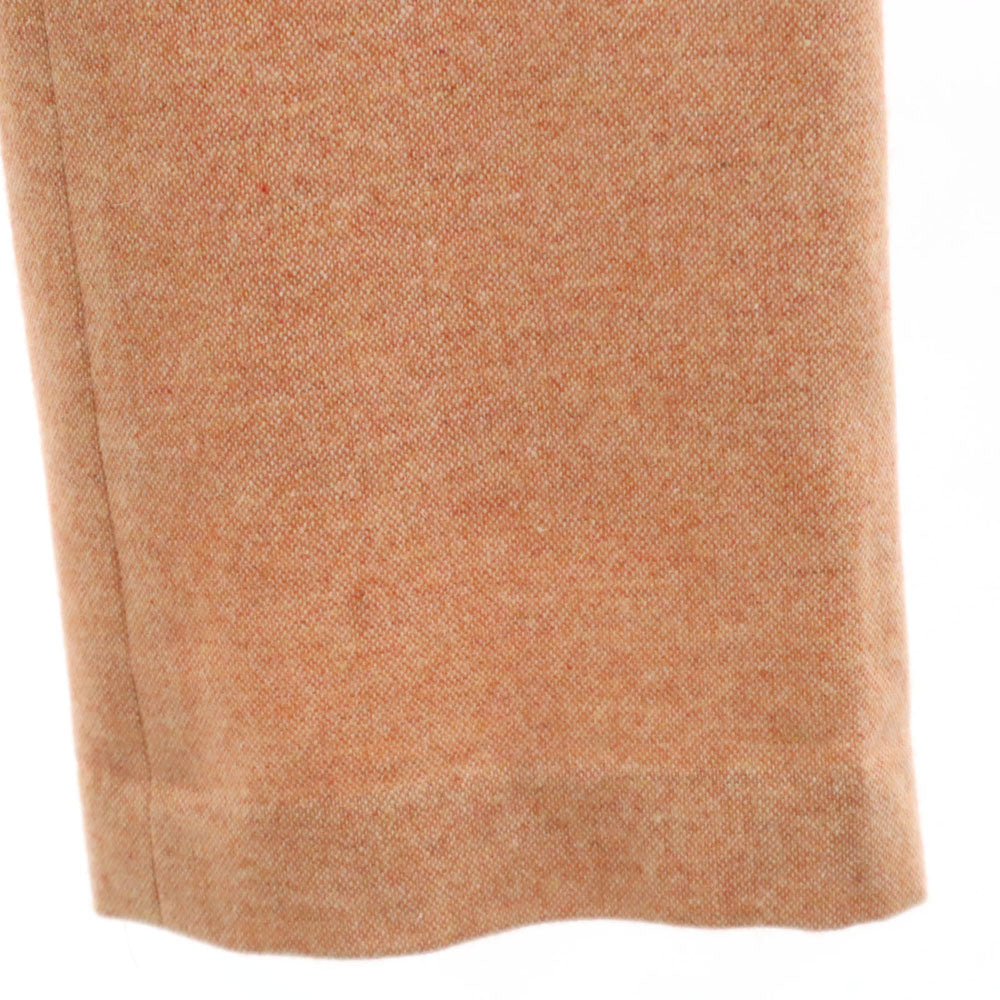 ランバンオンブルー 日本製 ウールブレンド ライダースジャケット 上下 セットアップ 38 サーモンピンク系 LANVIN en Bleu 3ピース レディース