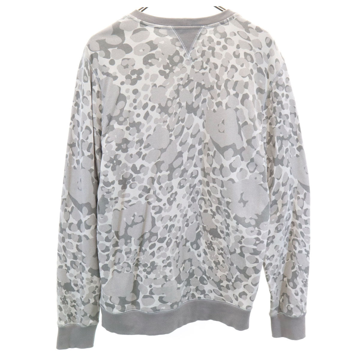 ARMANI EXCHANGE アルマーニエクスチェンジ 総柄 長袖 スウェット トレーナー M グレー系 メンズ