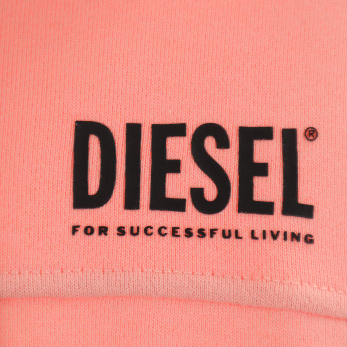 DIESEL ディーゼル 長袖 スウェットパーカー S ピンク ラウンジウェア レディース