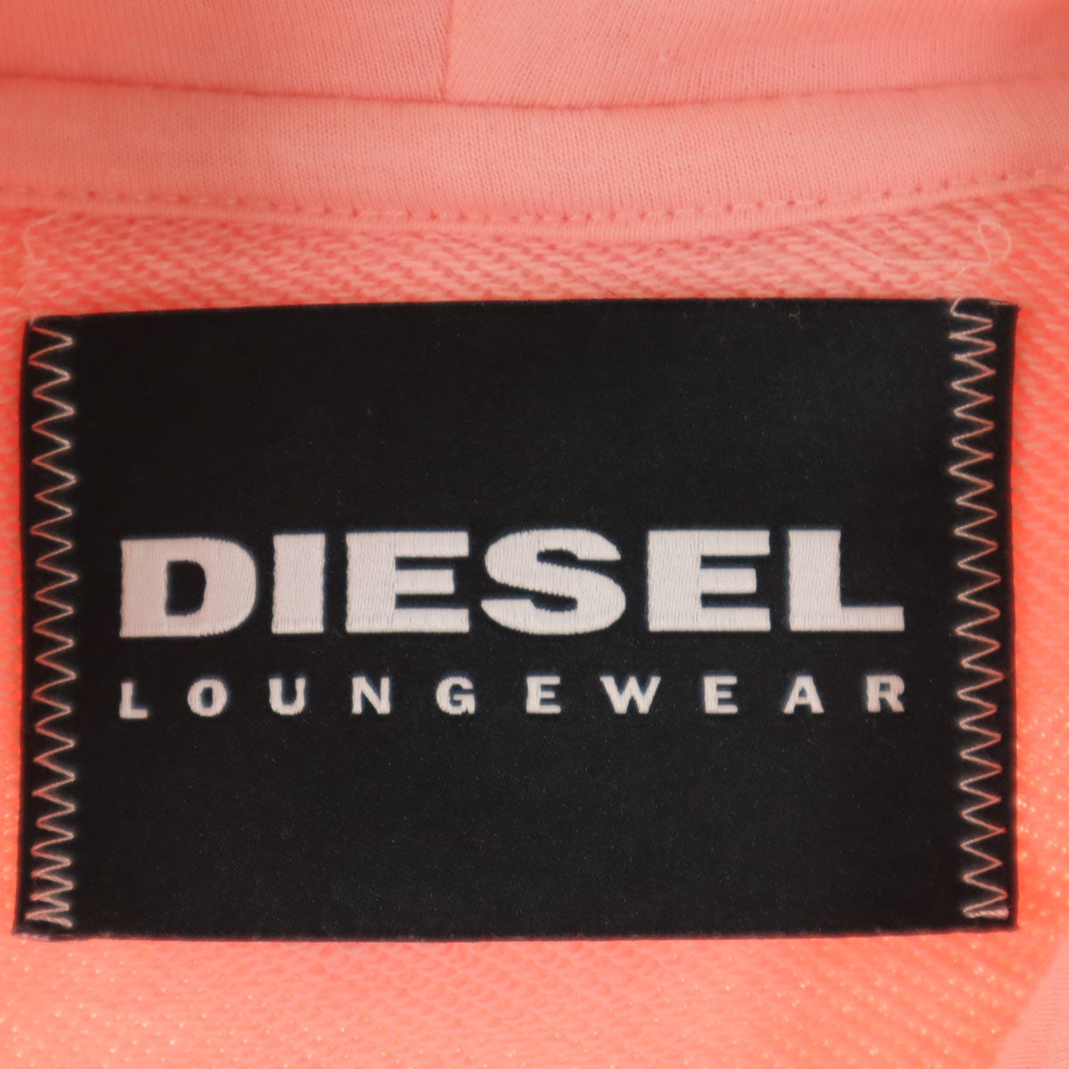 DIESEL ディーゼル 長袖 スウェットパーカー S ピンク ラウンジウェア レディース