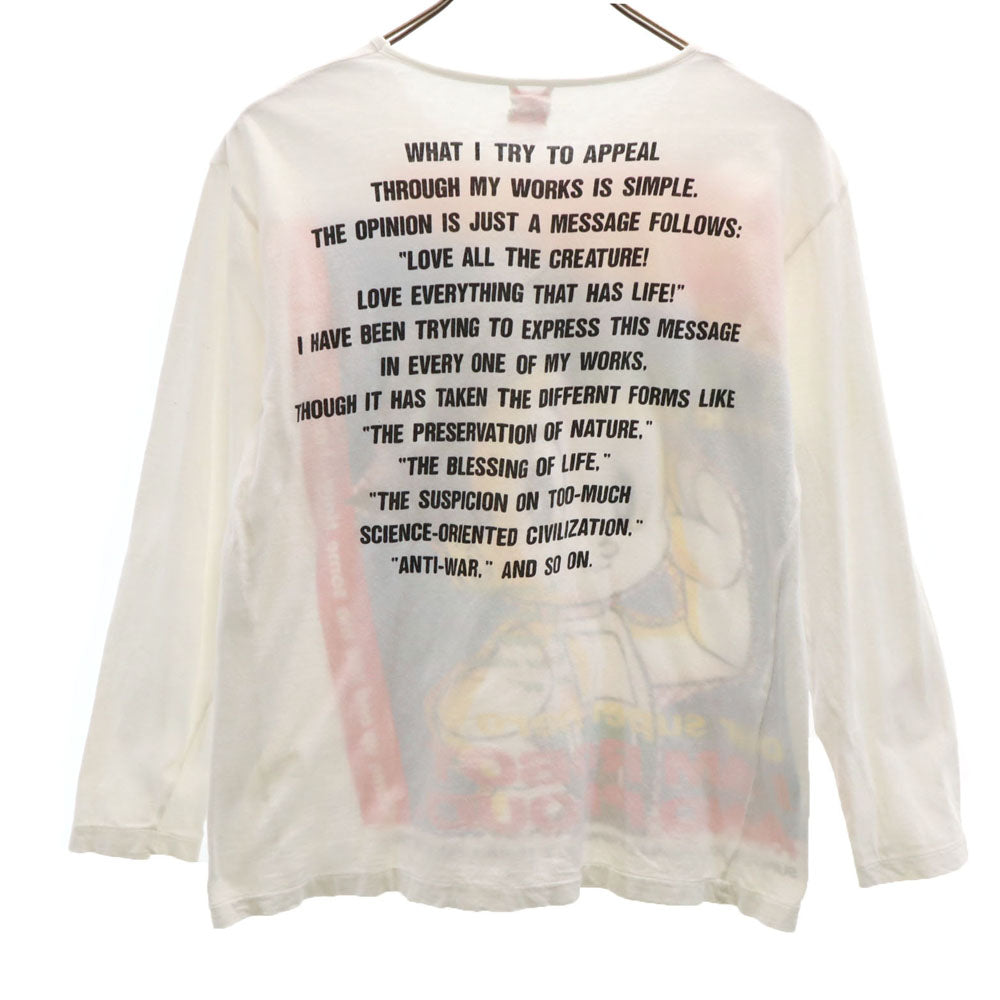 ブランド名 手塚プロダクション 80s 90s オールド 日本製 シングルステッチ 長袖 鉄腕アトム カットソー ホワイト 手塚治虫 メンズ