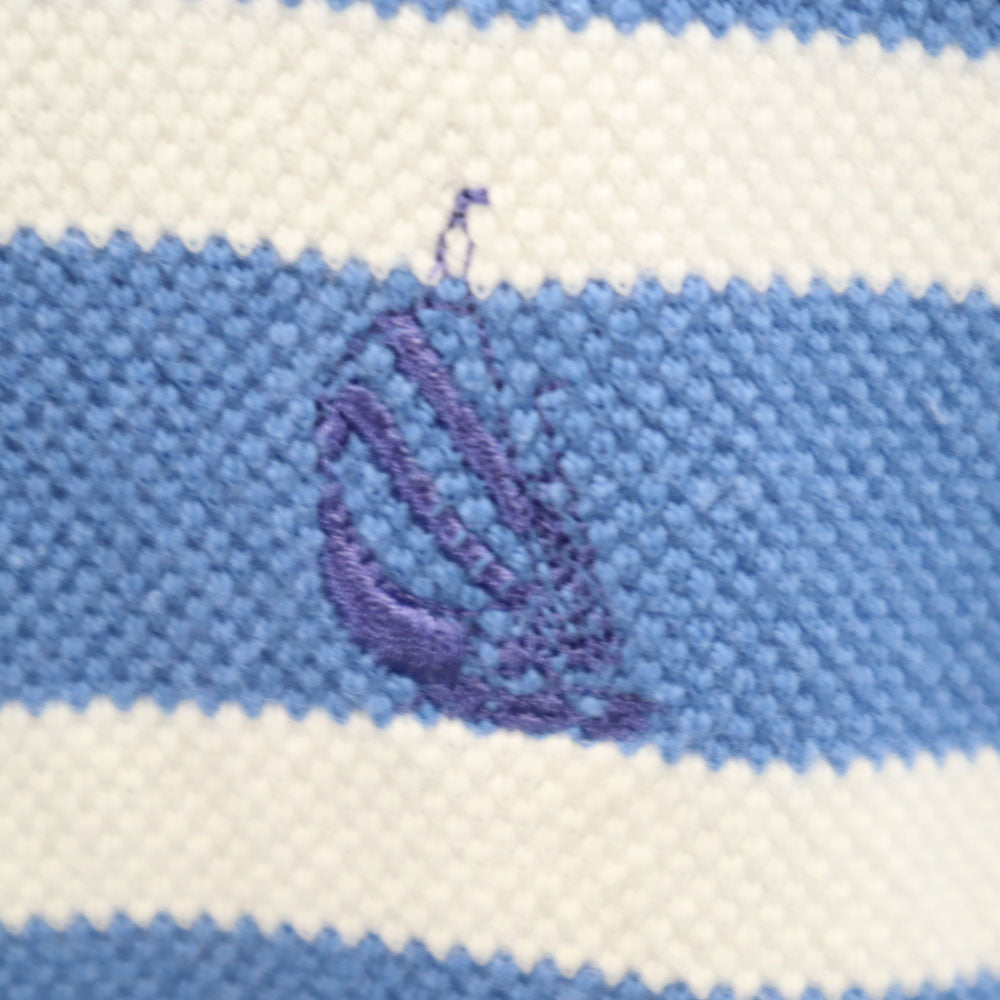 NAUTICA ノーティカ 90s オールド ボーダー柄 長袖 カットソー M ブルー ロンT メンズ