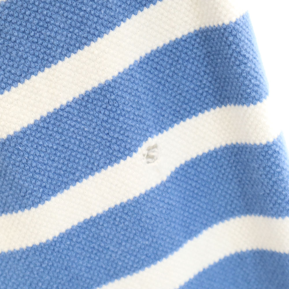 NAUTICA ノーティカ 90s オールド ボーダー柄 長袖 カットソー M ブルー ロンT メンズ