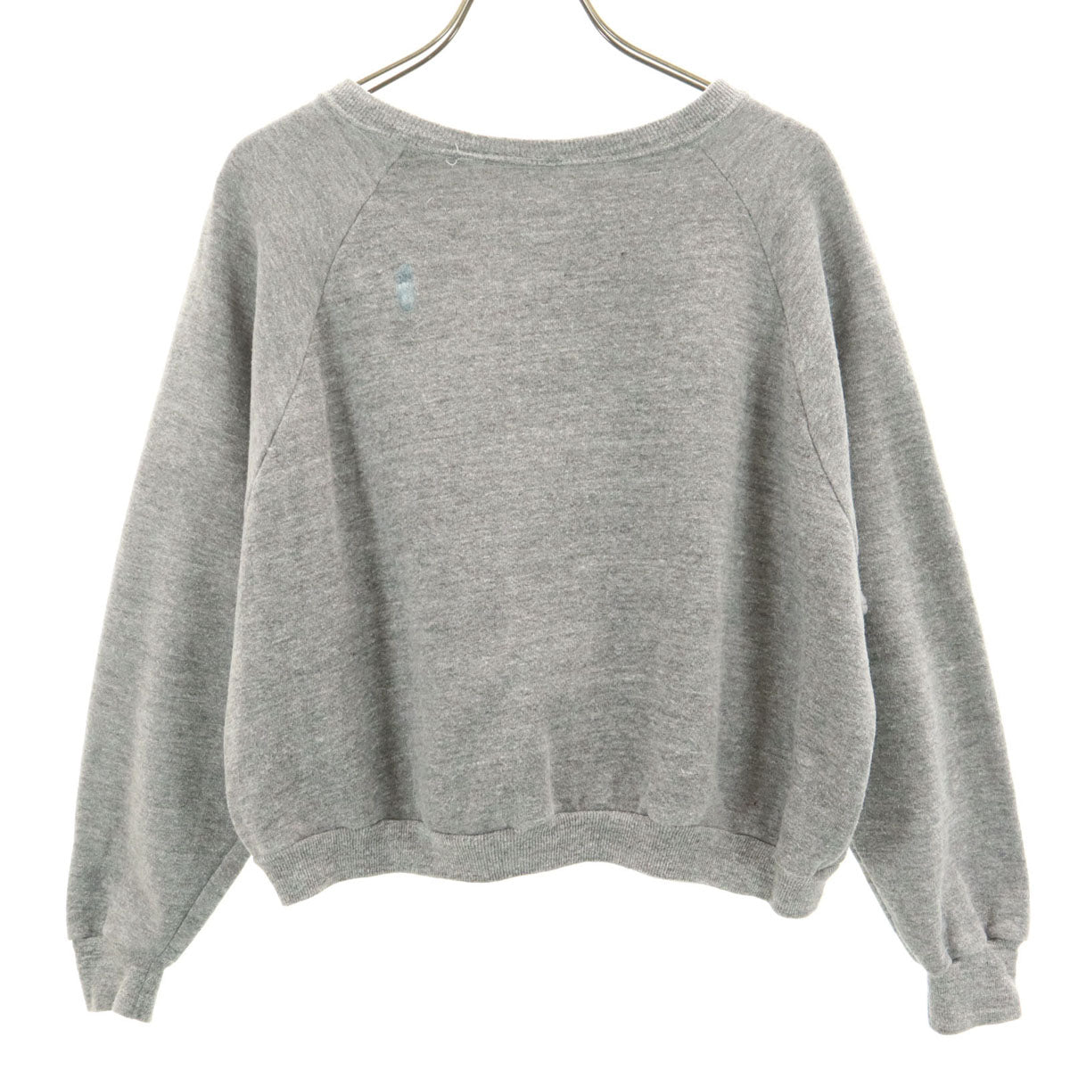 VINTAGE ヴィンテージ 70s USA製 ラグラン スウェット XL グレー ヴィンスエ 裏起毛 レディース