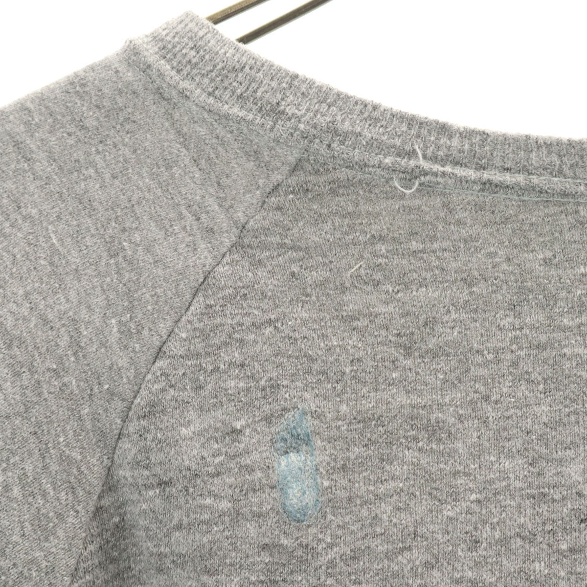 VINTAGE ヴィンテージ 70s USA製 ラグラン スウェット XL グレー ヴィンスエ 裏起毛 レディース
