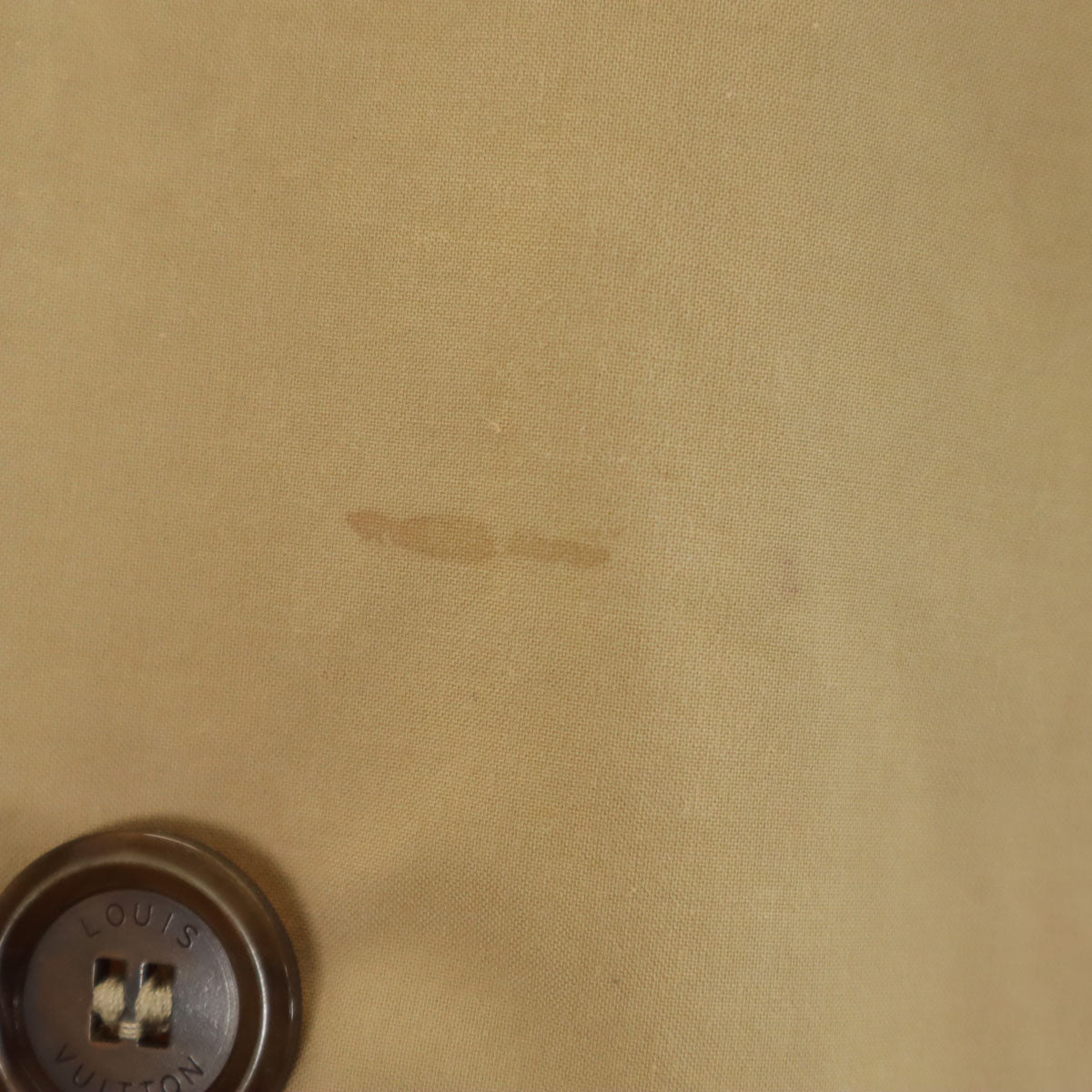 LOUIS VUITTON ルイヴィトン 英国製 トレンチコート 34 ベージュ レディース