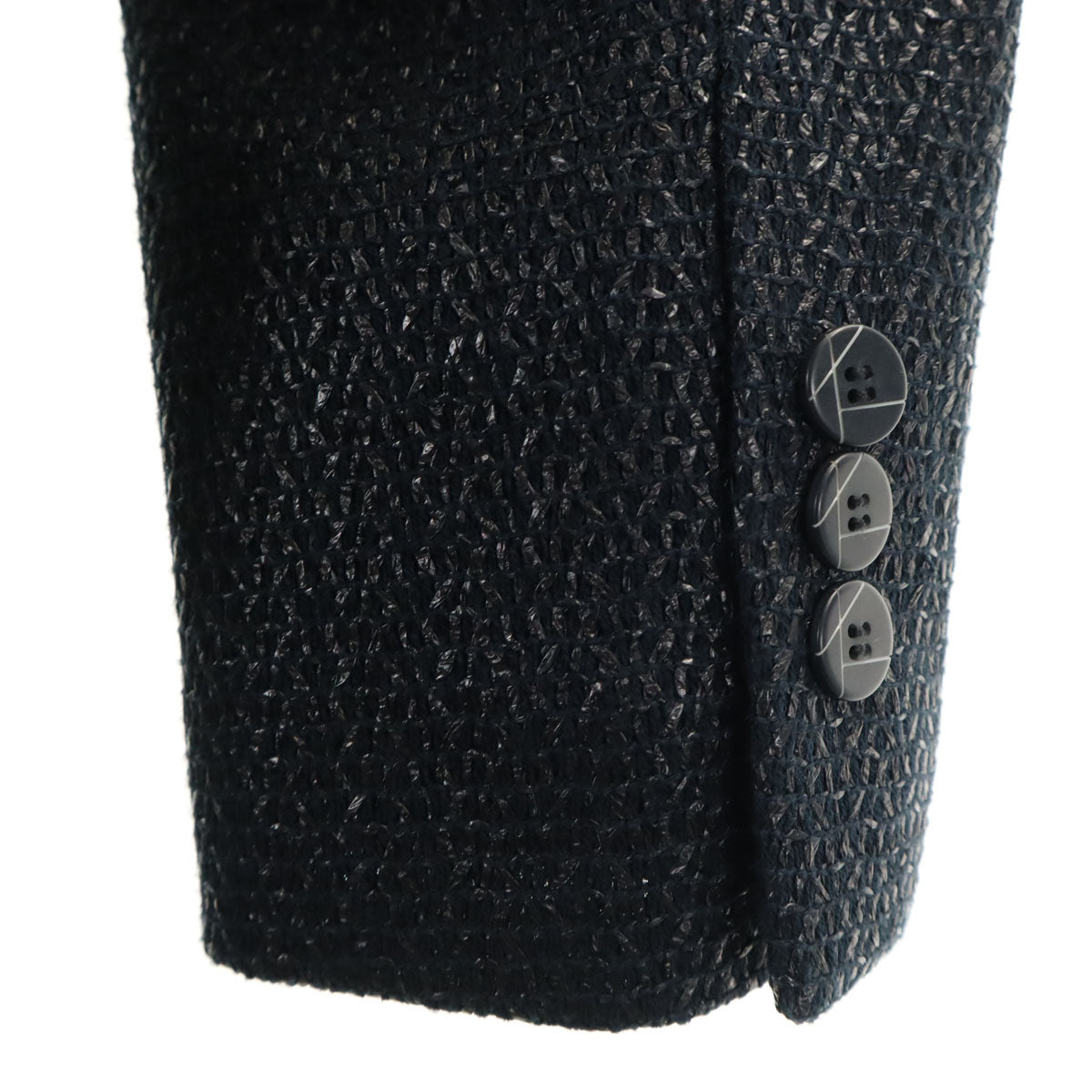 未使用 Emporio Armani エンポリオアルマーニ イタリア製 テーラードジャケット 52 ネイビー メンズ