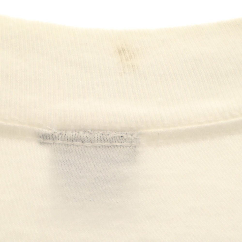 NJ CROCE 90s オールド USA製 長袖 ポパイ カットソー L ホワイト ロンT メンズ