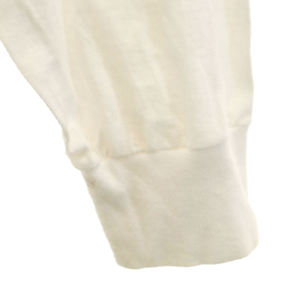 NJ CROCE 90s オールド USA製 長袖 ポパイ カットソー L ホワイト ロンT メンズ