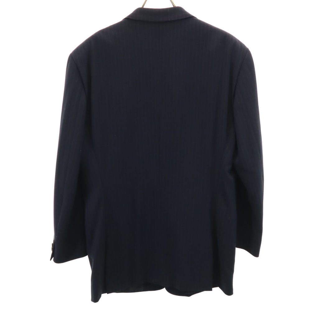 GIORGIO ARMANI ジョルジオアルマーニ イタリア製  ウールブレンド テーラードジャケット 50 ネイビー メンズ