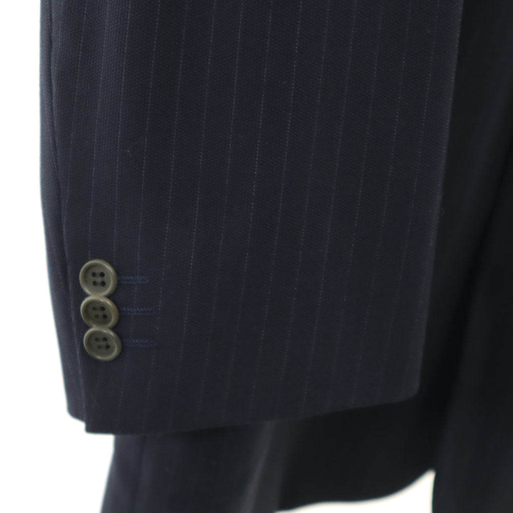 GIORGIO ARMANI ジョルジオアルマーニ イタリア製  ウールブレンド テーラードジャケット 50 ネイビー メンズ