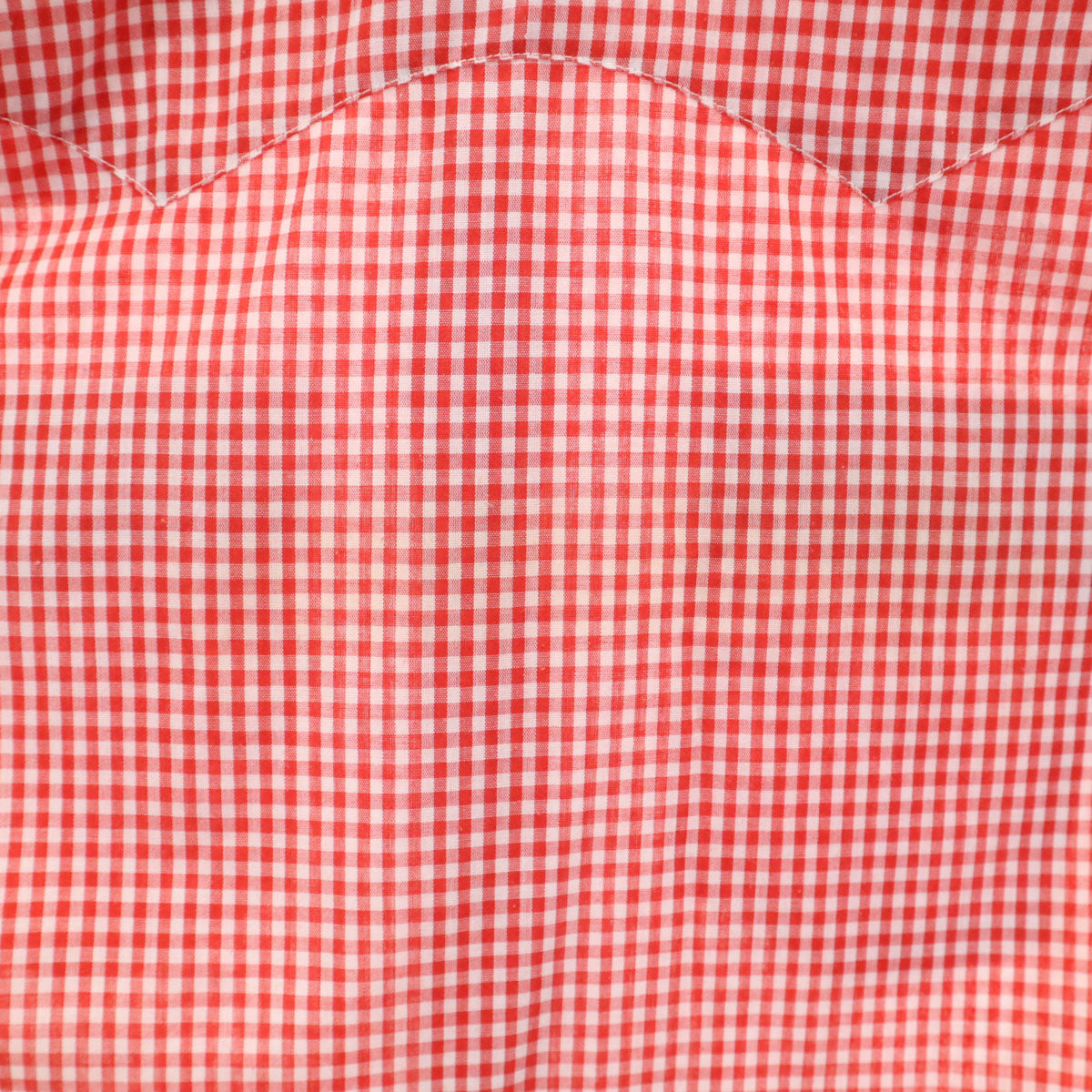 Levi's リーバイス 70s ヴィンテージ 衿芯 白タブ ギンガムチェック柄 長袖 ウエスタンシャツ S レッド メンズ