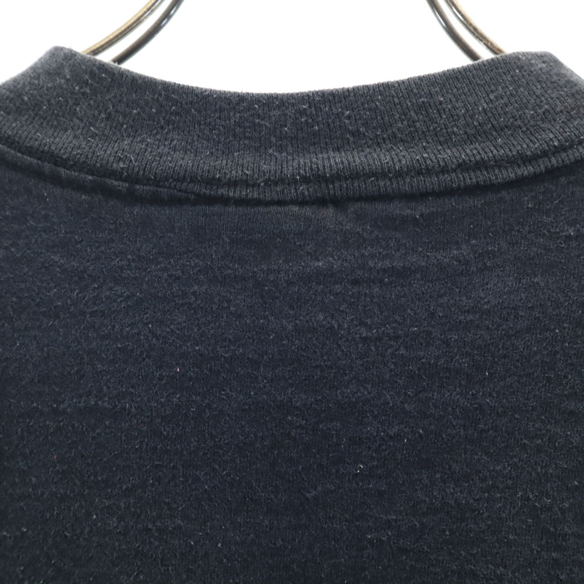 JIMMY'Z ジミーズ 90s オールド USA製 長袖 ワンポイント モックネック Tシャツ M ブラック メンズ