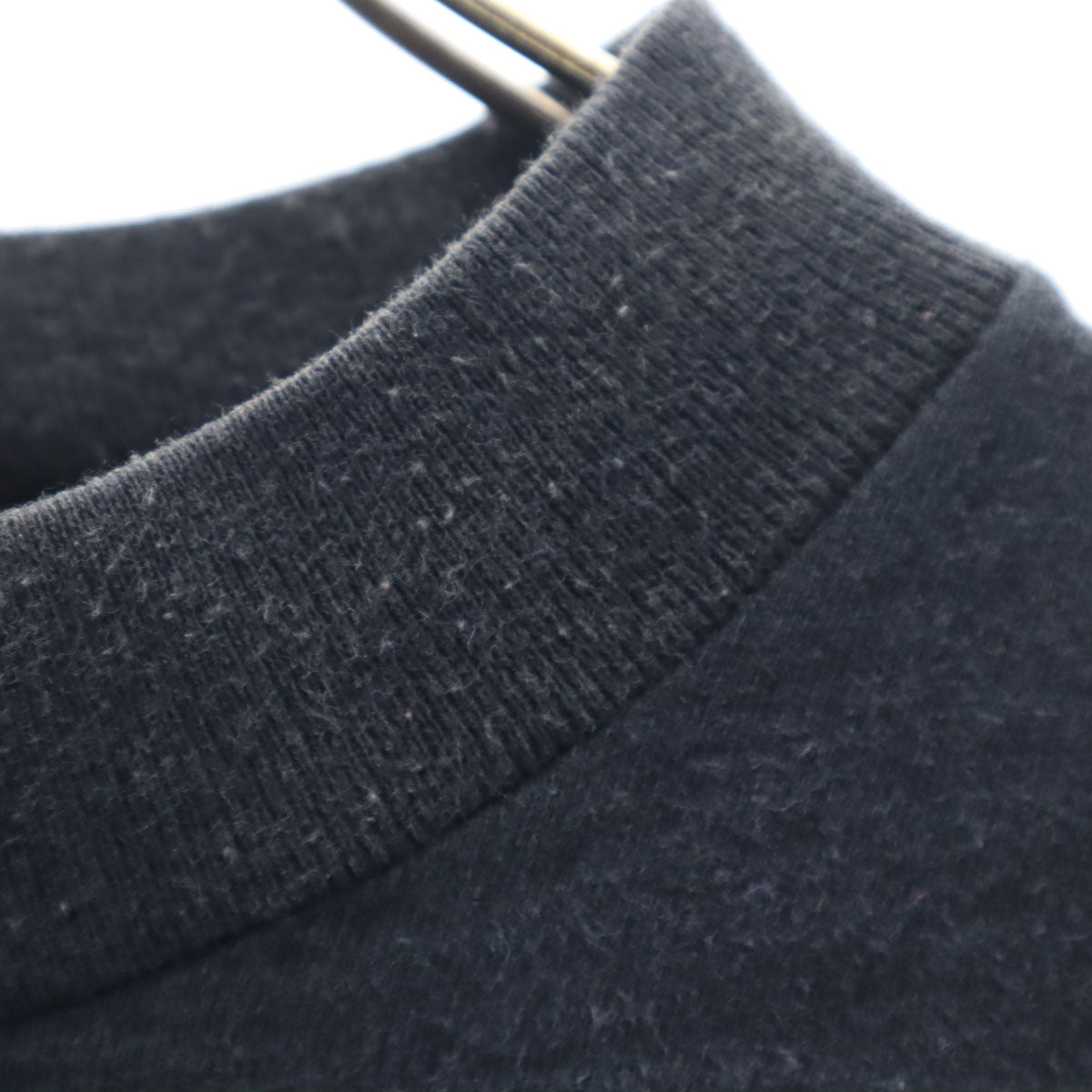 JIMMY'Z ジミーズ 90s オールド USA製 長袖 ワンポイント モックネック Tシャツ M ブラック メンズ