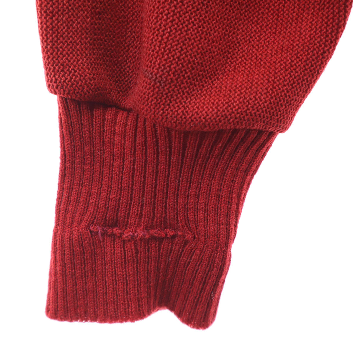 ロバートブルース 70s ヴィンテージ USA製 長袖 カーディガン XL レッド メンズ