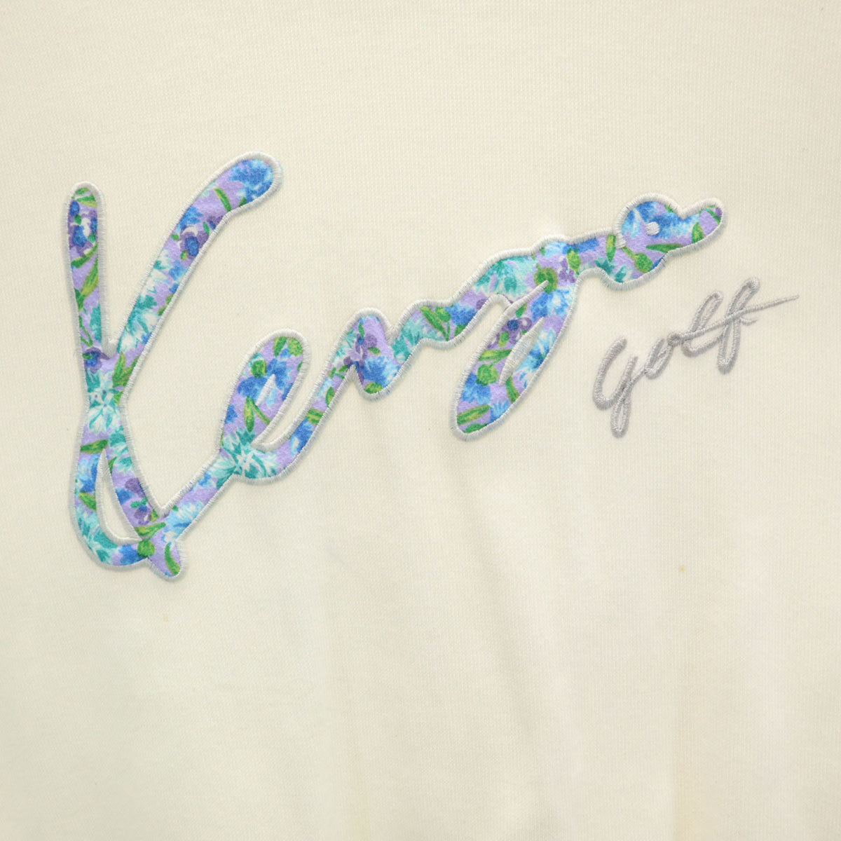 KENZO GOLF ケンゾーゴルフ 90s 日本製 オールド 長袖 スウェット トレーナー 2 アイボリー レディース